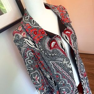 Tomasz Starzewski one of a kind sequined, beaded, and embroidered coat- size 4